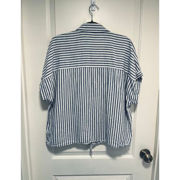 Beach lunch lounge Linen top - Picture 2 of 6